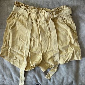 “Paper Bag” Yellow Shorts